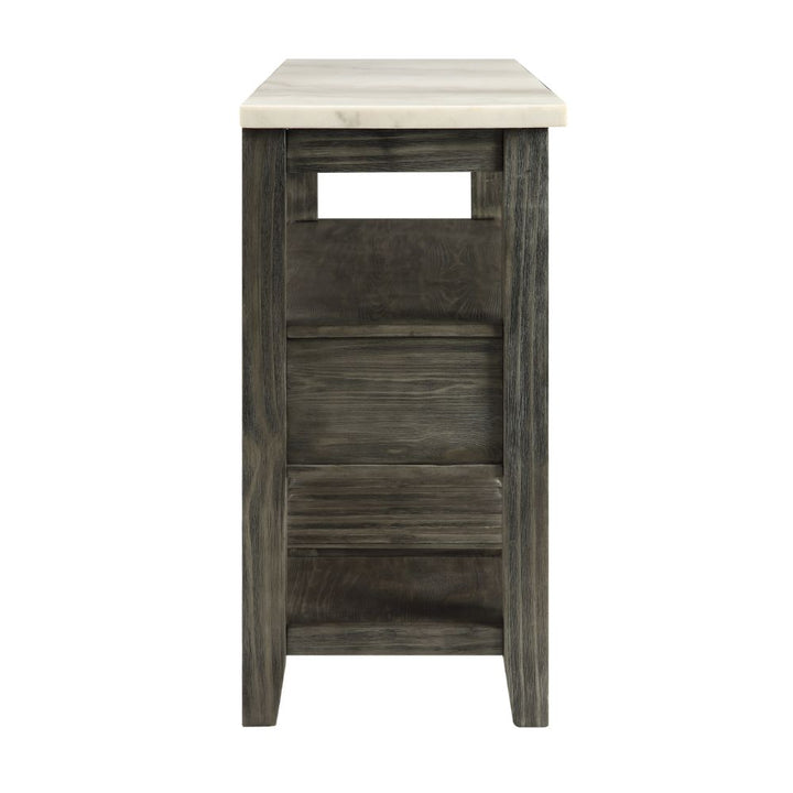 ACME Merel White Marble & Gray Oak Server Model 70169 - MONAVILLA