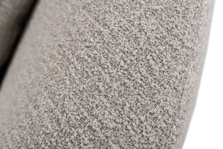 Divani Casa Alba Modern Grey Fabric Chair with Tray - MONAVILLA