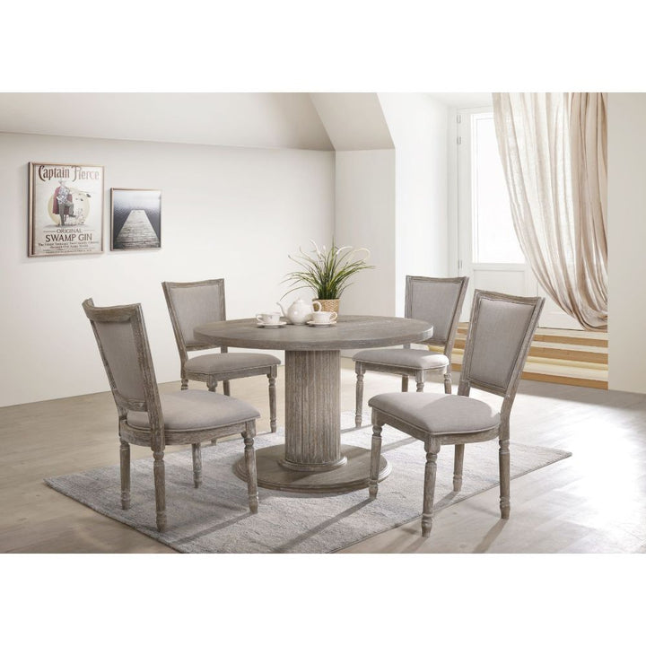 ACME Gabrian Reclaimed Gray Dining Table Model 71725 - MONAVILLA