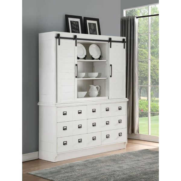 ACME Renske Antique White Hutch & Buffet Model 71853 - MONAVILLA