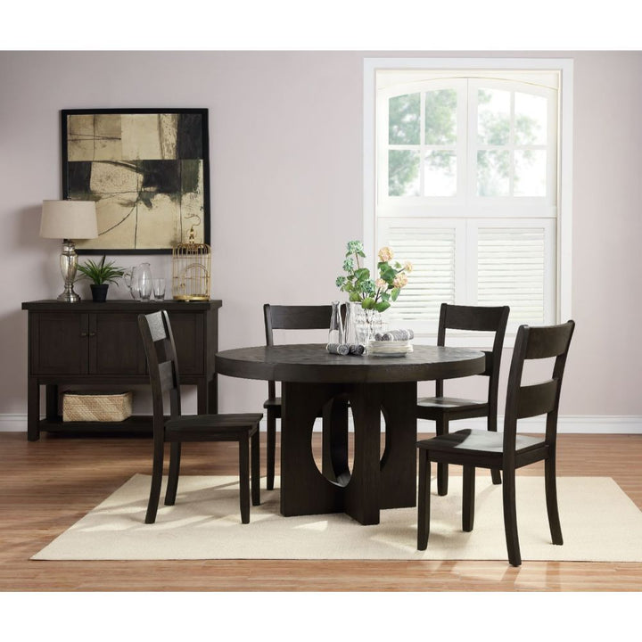 ACME Haddie Distressed Walnut Side Chair Model 72212 - MONAVILLA