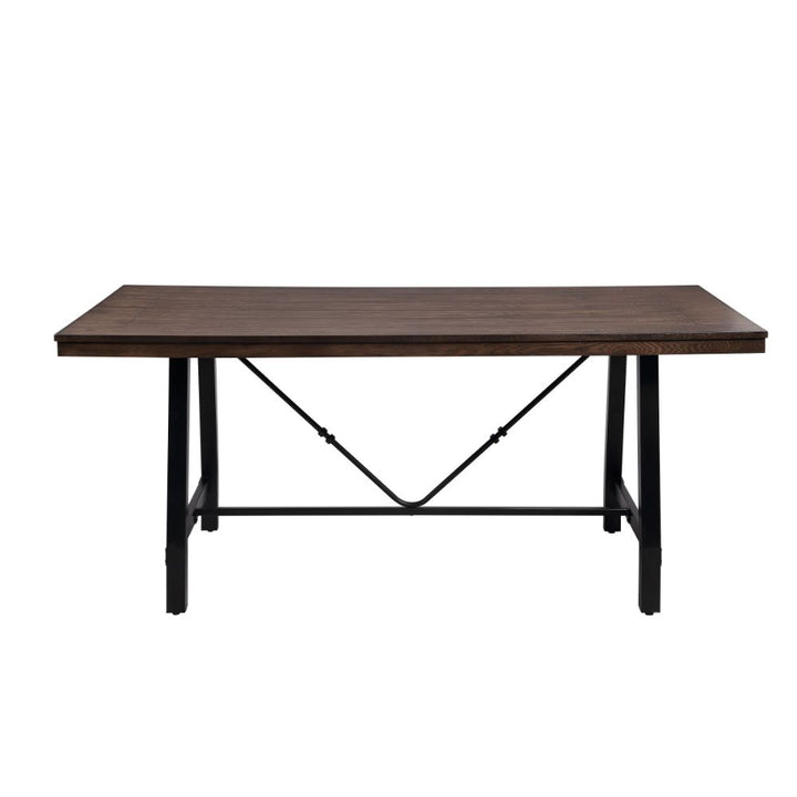 ACME Mariatu Oak & Black Bench Model 72458 - MONAVILLA