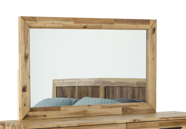 Modrest Sala Modern Light Wood Mirror - MONAVILLA