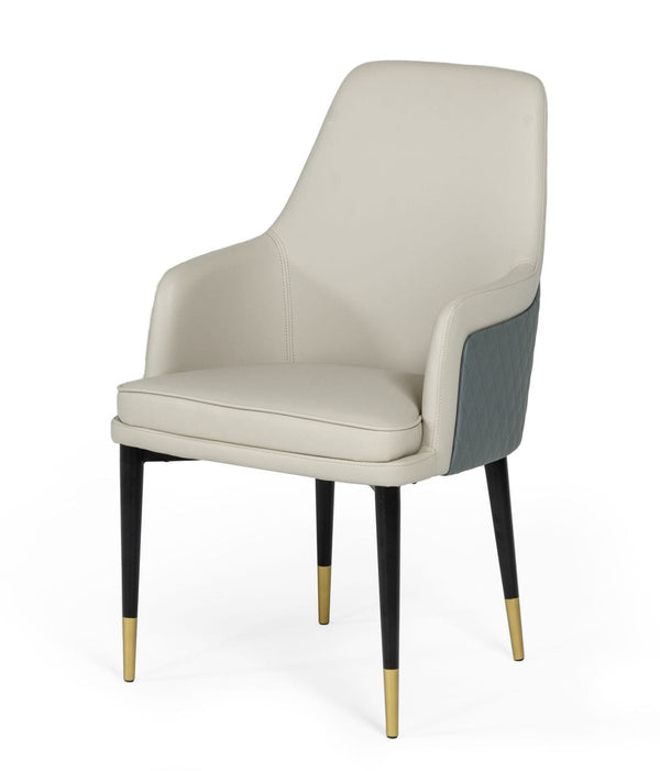 Modrest Duval Modern Grey Dining Chair - MONAVILLA