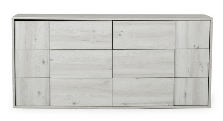 Nova Domus Asus Italian Modern White Washed Oak Dresser - MONAVILLA