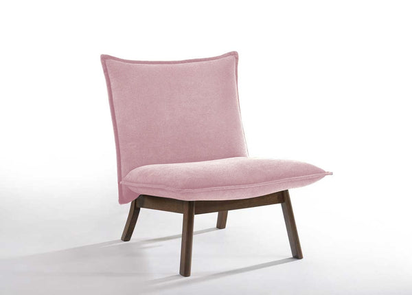 Modrest Gardner Modern Pink Accent Chair - MONAVILLA