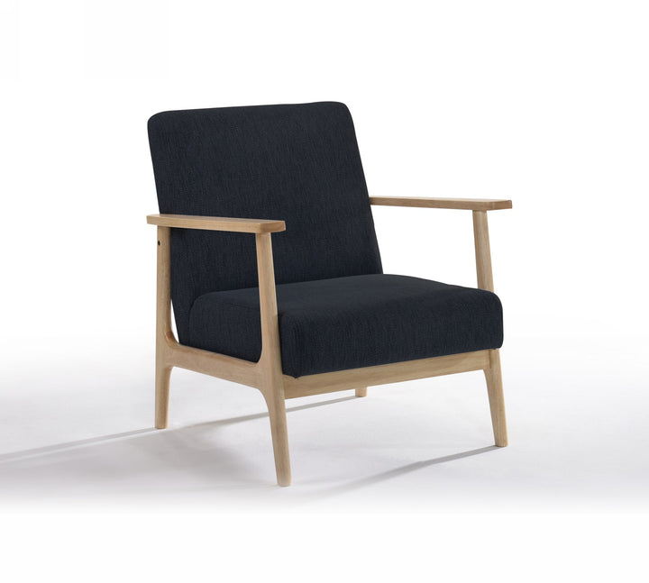 Modrest Gengo Modern Black Accent Chair - MONAVILLA
