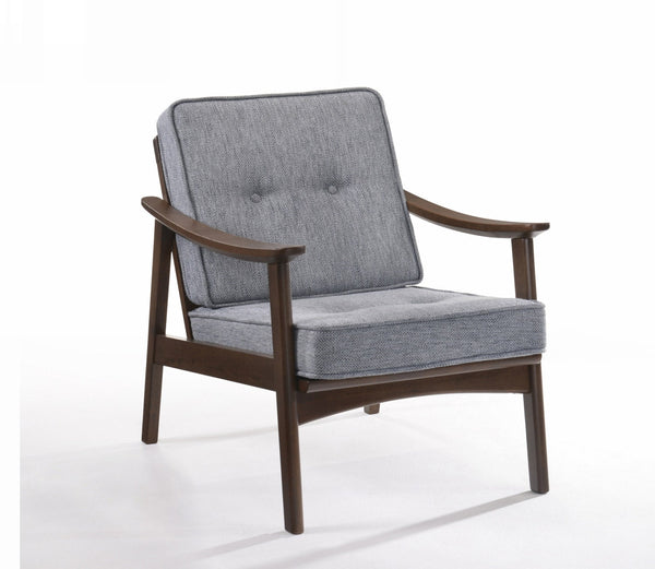 Modrest Andie Modern Dark Grey Accent Chair - MONAVILLA