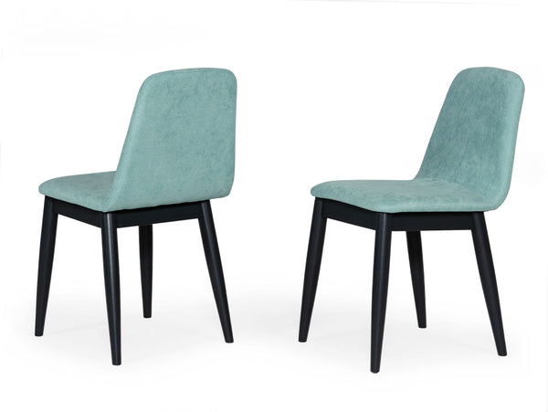 Modrest Lomeli Modern Blue Dining Chair (Set of 2) - MONAVILLA