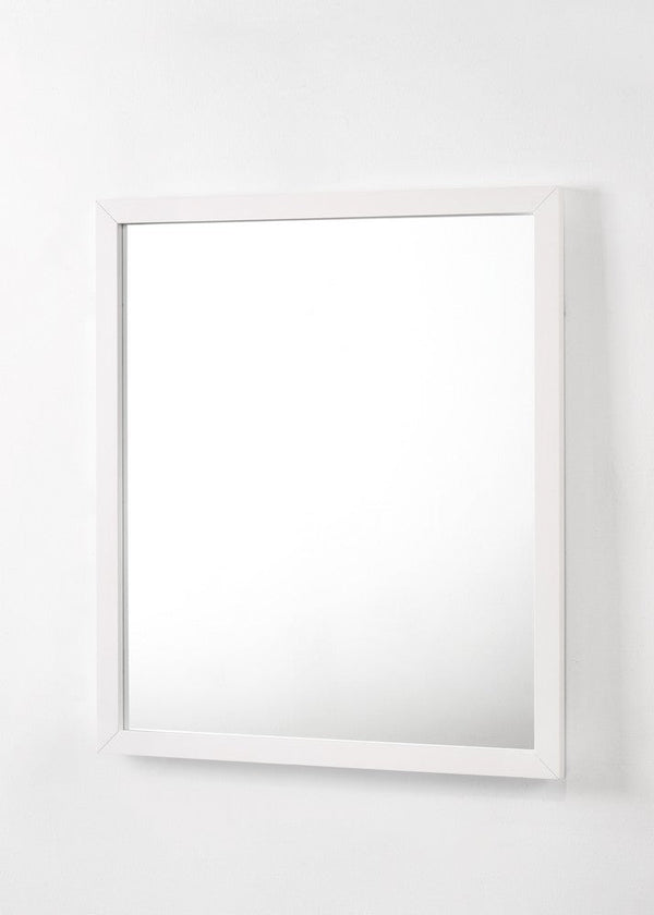 Modrest Bryan Modern White Mirror - MONAVILLA