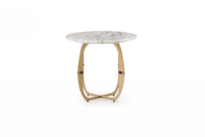 Modrest Echo Modern Marble End Table - MONAVILLA