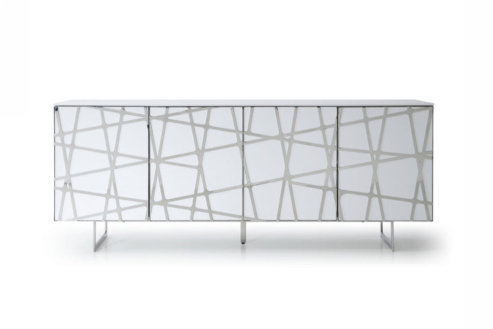Modrest Kilson Modern White Buffet - MONAVILLA