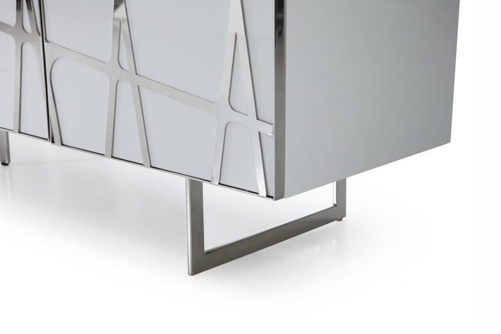 Modrest Kilson Modern White Buffet - MONAVILLA