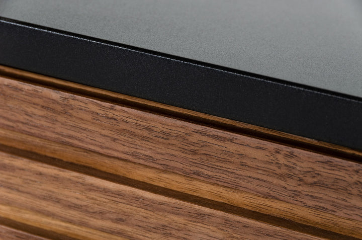 Modrest Maggie Modern Walnut and Grey Buffet - MONAVILLA