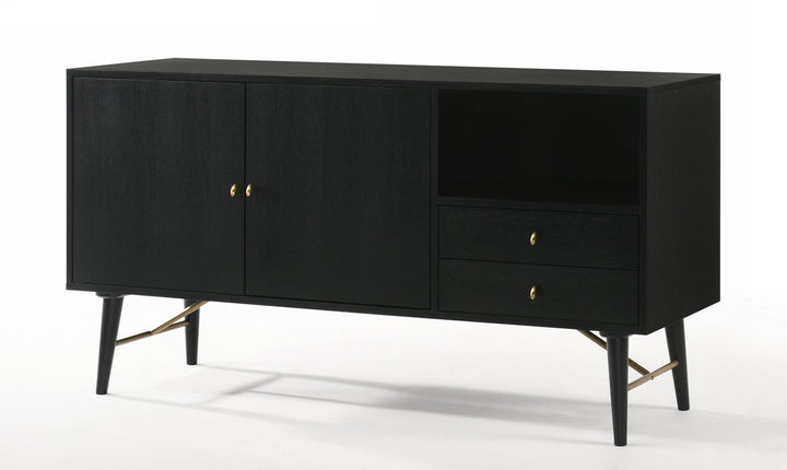 Modrest Addax Modern Black Ash Buffet - MONAVILLA
