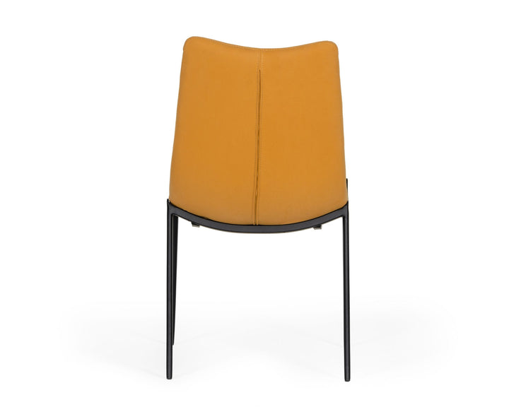 Modrest Hubbell Industrial Tan Eco Leather Dining Chair (Set of 2) - MONAVILLA
