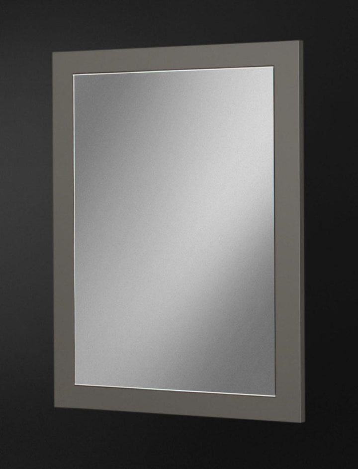 Nova Domus Lucia Italian Modern Elm and Matte Grey Mirror - MONAVILLA