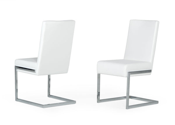 Modrest Batavia Modern White Dining Chair (Set of 2) - MONAVILLA