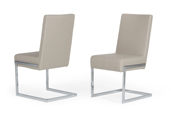 Modrest Batavia Modern Grey Dining Chair (Set of 2) - MONAVILLA
