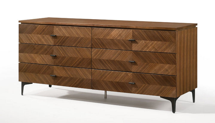Modrest Paula Mid Century Walnut Dresser - MONAVILLA