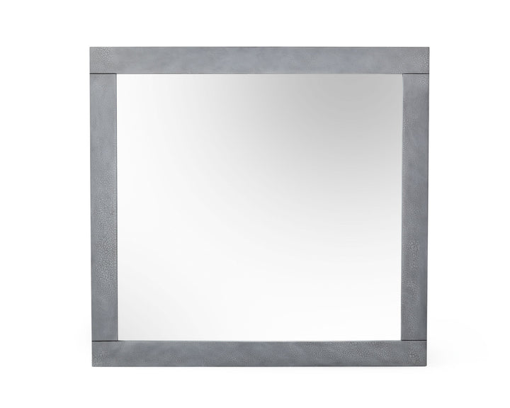 Modrest Buckley Modern Grey Crackle Mirror - MONAVILLA