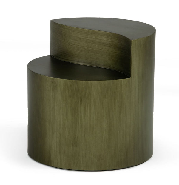 Modrest Avocet Modern Grey End Table - MONAVILLA
