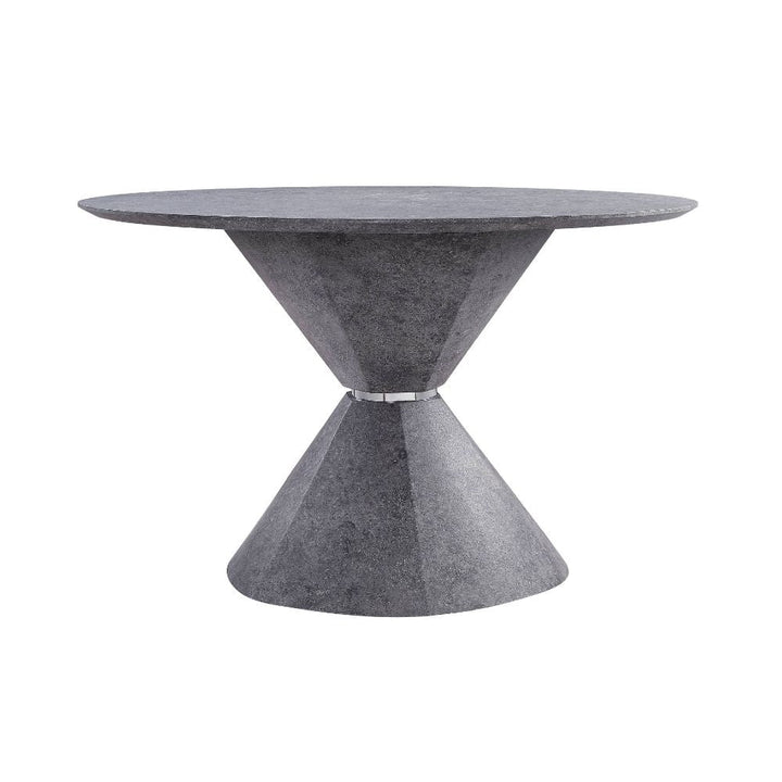 ACME Ansonia Faux Concrete Dining Table Model 77830 - MONAVILLA