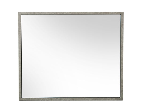 Nova Domus Boston Modern Faux Concrete Mirror - MONAVILLA