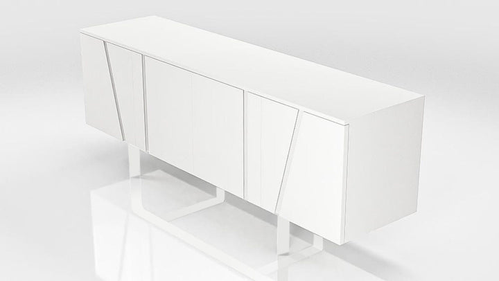 Modrest Mario Modern White Veneer Buffet - MONAVILLA