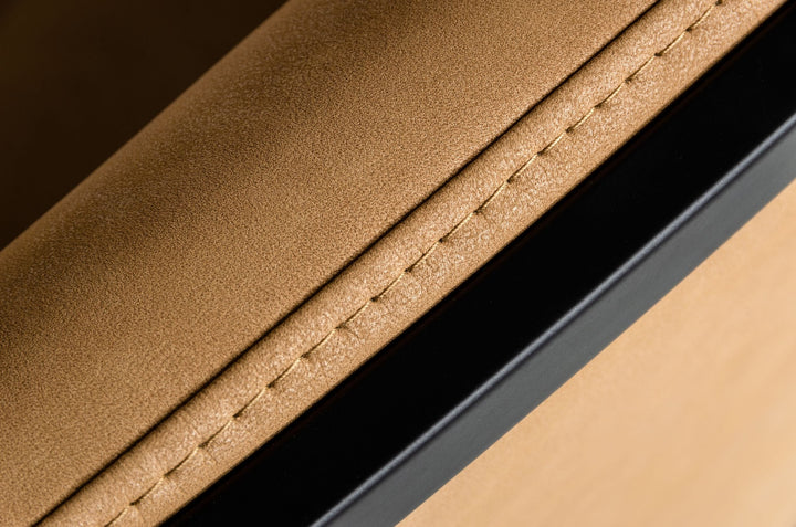 Modrest Raul Modern Suede Tan Dining Chair - MONAVILLA