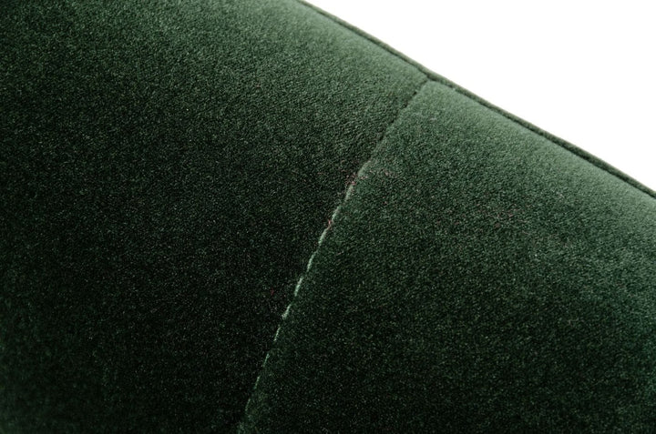 Modrest Danube Modern Jade Green Fabric Dining Chair - MONAVILLA