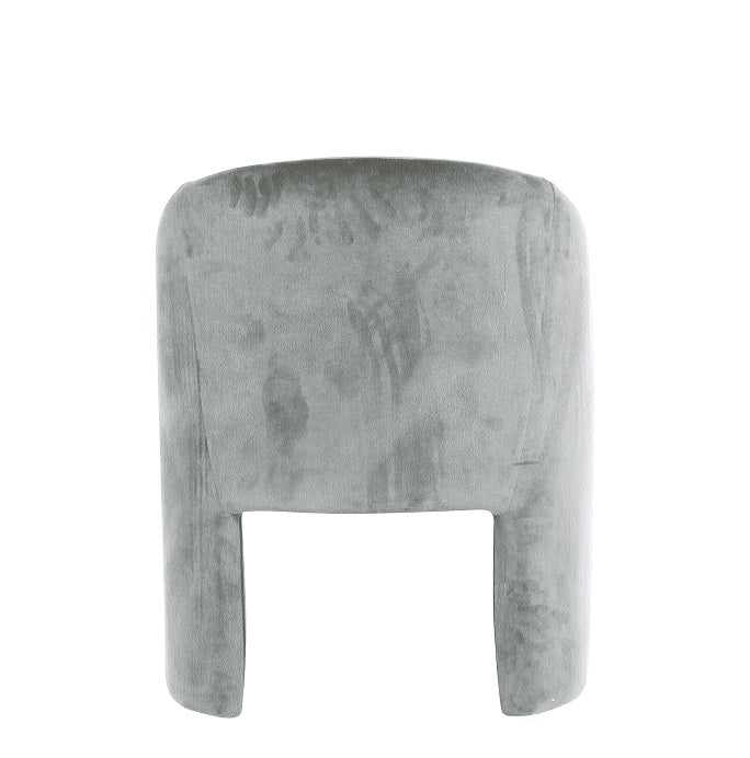 Modrest Danube Modern Grey Fabric Dining Chair - MONAVILLA