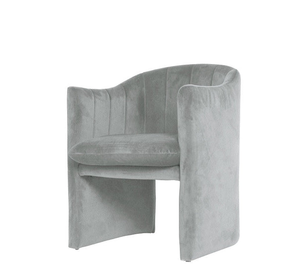 Modrest Danube Modern Grey Fabric Dining Chair - MONAVILLA