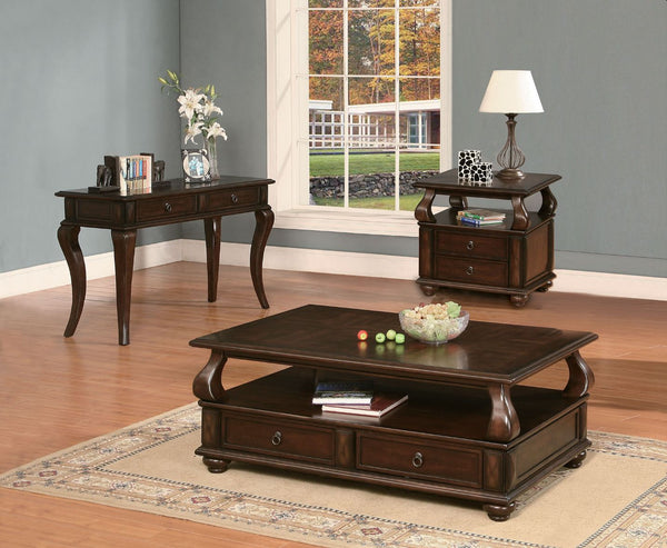 ACME Amado Walnut Coffee Table Model 80010 - MONAVILLA