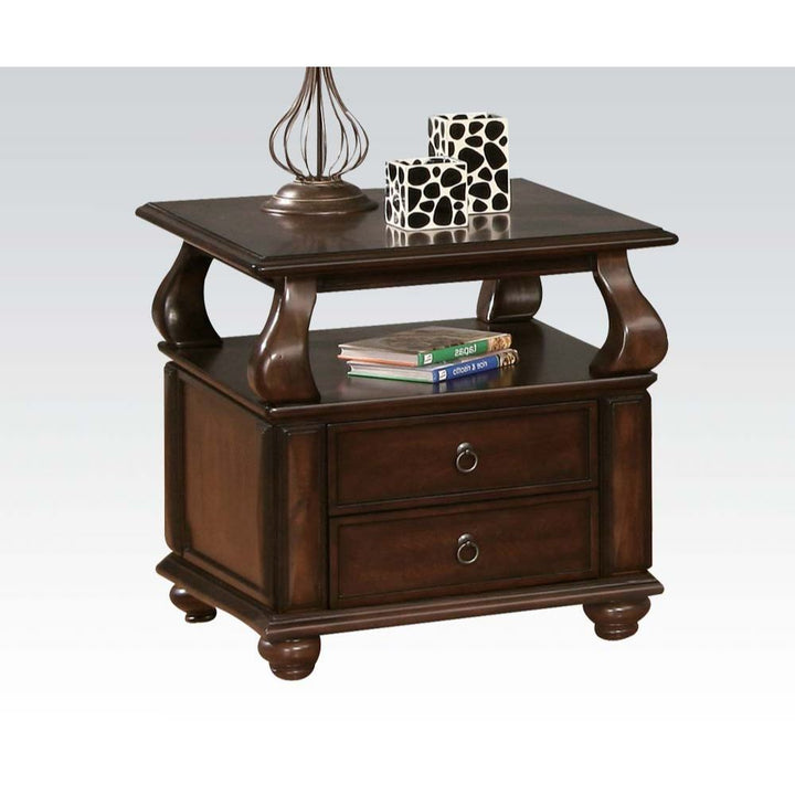 ACME Amado Walnut End Table Model 80012 - MONAVILLA