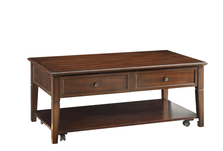 ACME Malachi Walnut Coffee Table Model 80254 - MONAVILLA