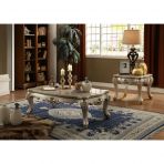 ACME Ranita Marble & Champagne Coffee Table Model 81040 - MONAVILLA