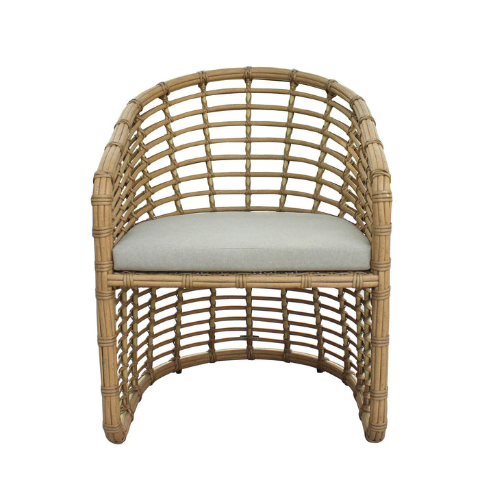Renava Mina Outdoor Bamboo Wicker Dining Set - MONAVILLA