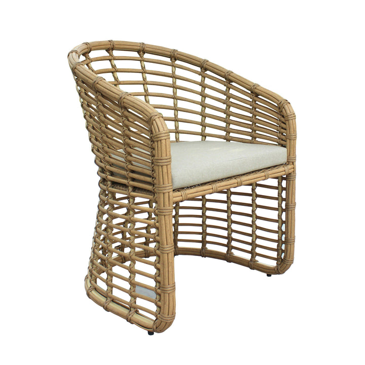 Renava Mina Outdoor Bamboo Wicker Dining Set - MONAVILLA