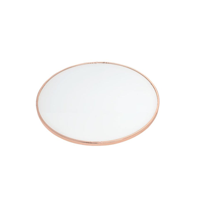 ACME Alivia Rose Gold & Frosted Glass End Table Model 81837 - MONAVILLA