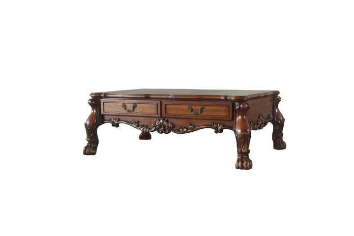 ACME Dresden Cherry Oak Coffee Table Model 82095 - MONAVILLA
