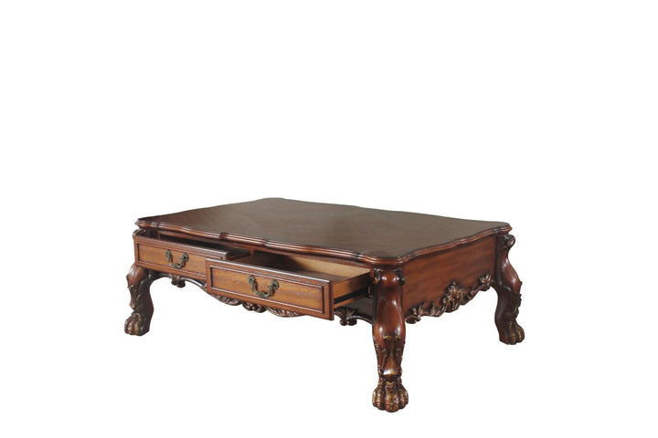 ACME Dresden Cherry Oak Coffee Table Model 82095 - MONAVILLA
