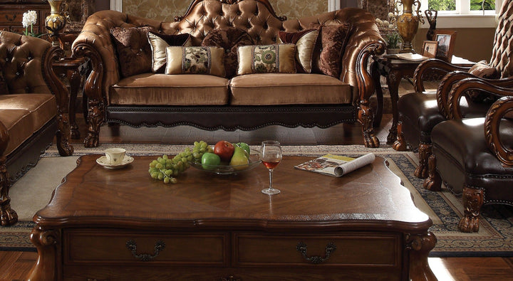 ACME Dresden Cherry Oak Coffee Table Model 82095 - MONAVILLA
