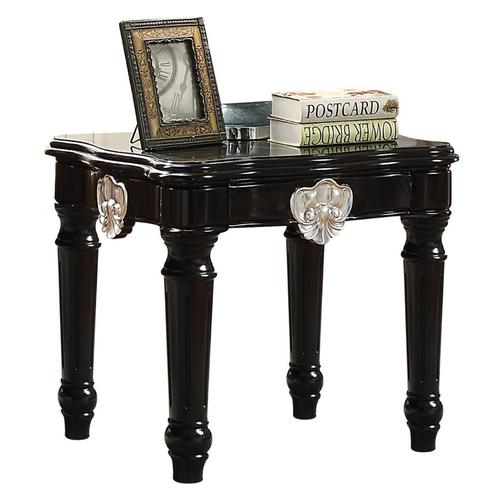 ACME Ernestine Black End Table Model 82112 - MONAVILLA
