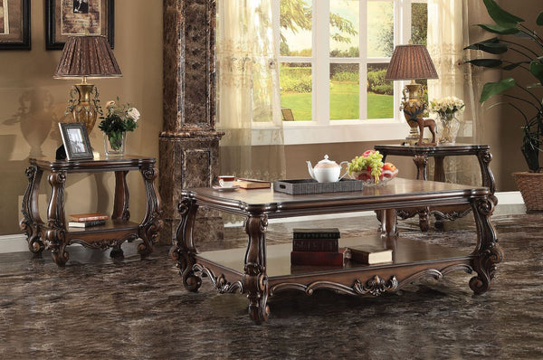 ACME Versailles Cherry Oak Coffee Table Model 82120 - MONAVILLA