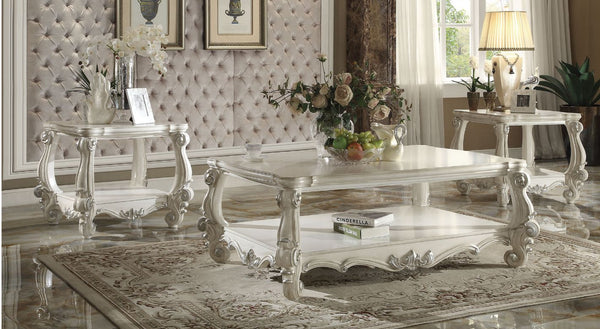ACME Versailles Bone White Coffee Table Model 82123 - MONAVILLA