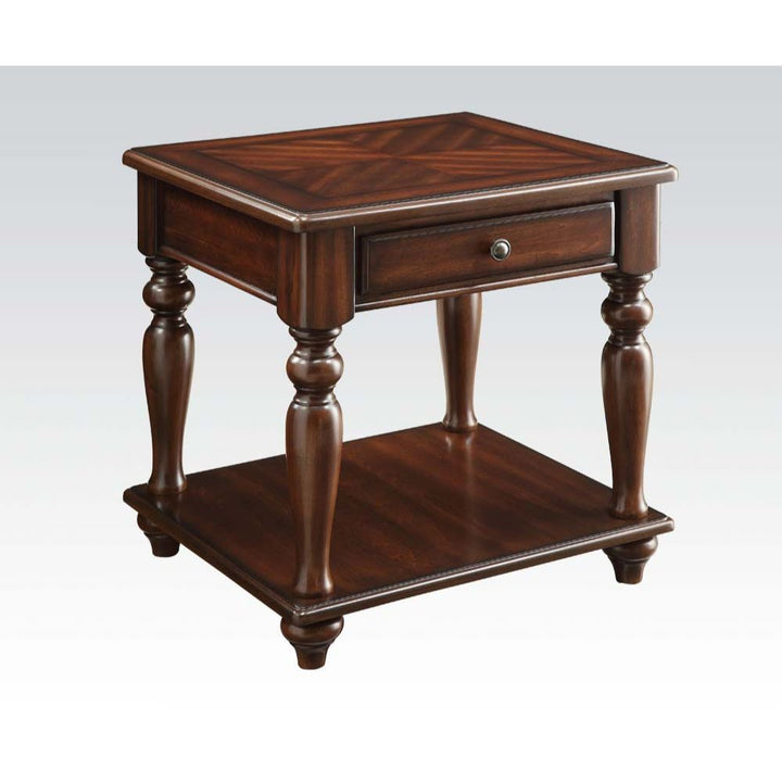 ACME Farrel Walnut End Table Model 82746 - MONAVILLA