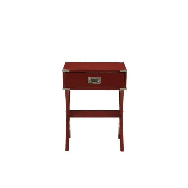 ACME Babs Red End Table Model 82820 - MONAVILLA
