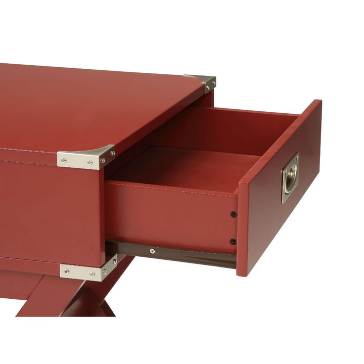 ACME Babs Red End Table Model 82820 - MONAVILLA