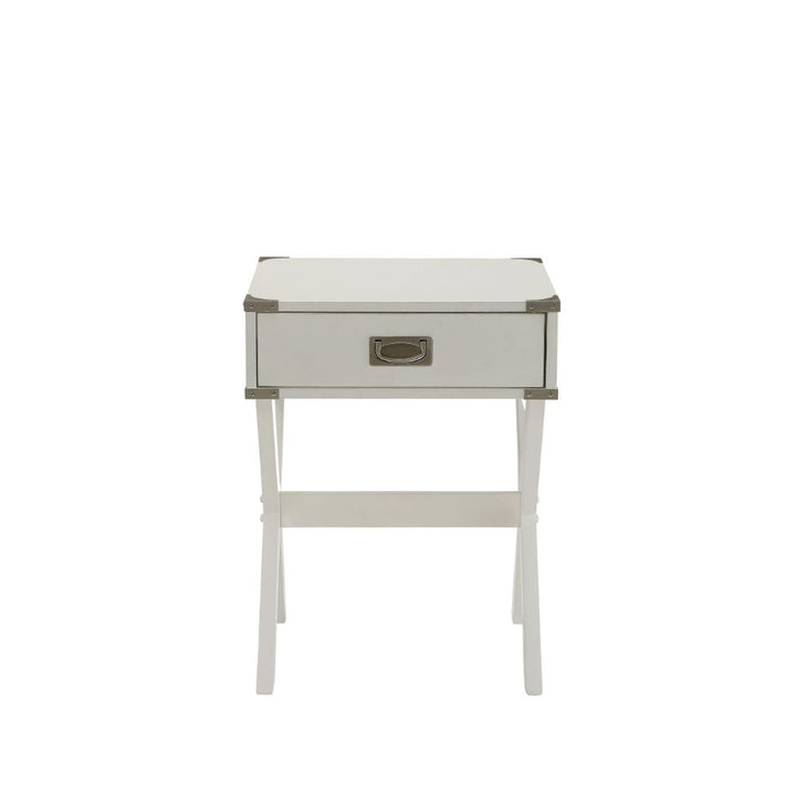 ACME Babs White End Table Model 82824 - MONAVILLA